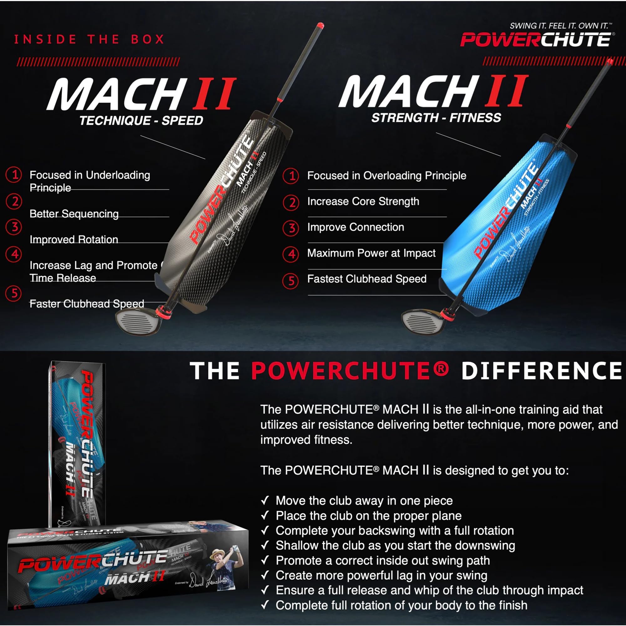 Amazon | Powerchute Mach II ゴルフスイングスピード ホーム